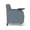 Lesro Siena Lounge Reception Guest Chair W/ Swivel Tablet, 27 in W 29.5 in L 32.5 in H SN1101 - alternate 3